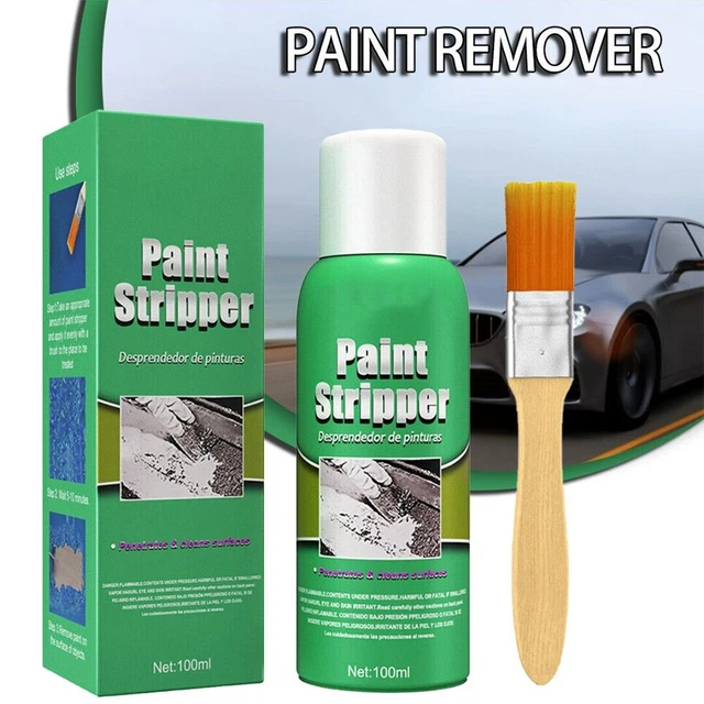 Vernice multiuso + spogliarellista e rimozione pennello vernice legno vetro metallo 100 ml