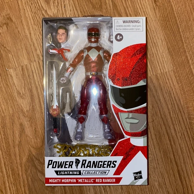 Power Rangers Lightning Collection Mighty Morphin Metallic Red Rocky