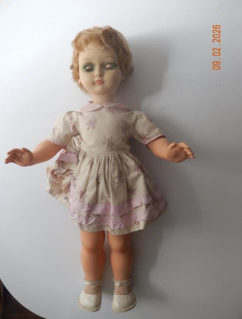 Grande Poupée Jesmar 90 Cm Vintage - Marche, Avec Vêtements D'origine, Espagne