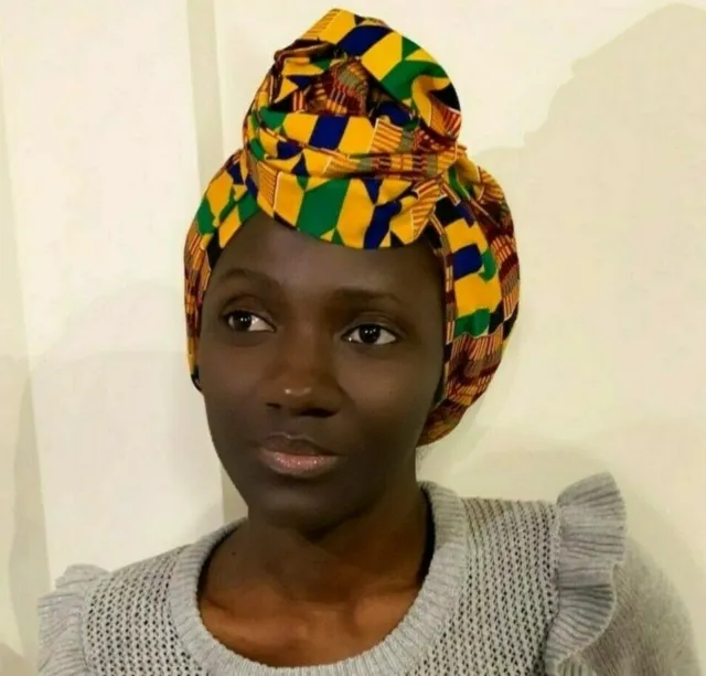 2 in 1 African Print Ankara Satin Reversible Night Time Protective Style Bonnet