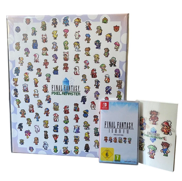 FINAL FANTASY IVI Pixel Remaster Anniversary Collection BOX Nintendo Switch IMBALLO ORIGINALE