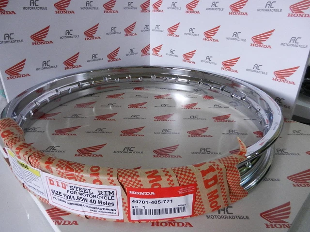 Honda Anneau de Jante Avant 1,85 19 CB 500 750 K0-K6 DID Neuf