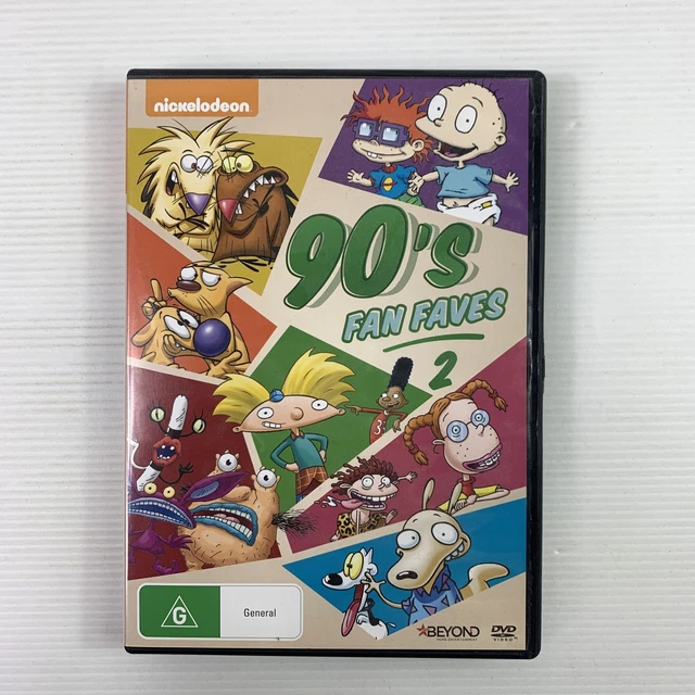 90's Fan Faves 2 Nickelodeon Rugrats Arnold Cat Dog DVD R4 Classics