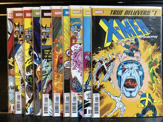 Lot of 10 True Believers X-Men One-Shots (Marvel) Bishop Jubilee Kitty Pryde ...