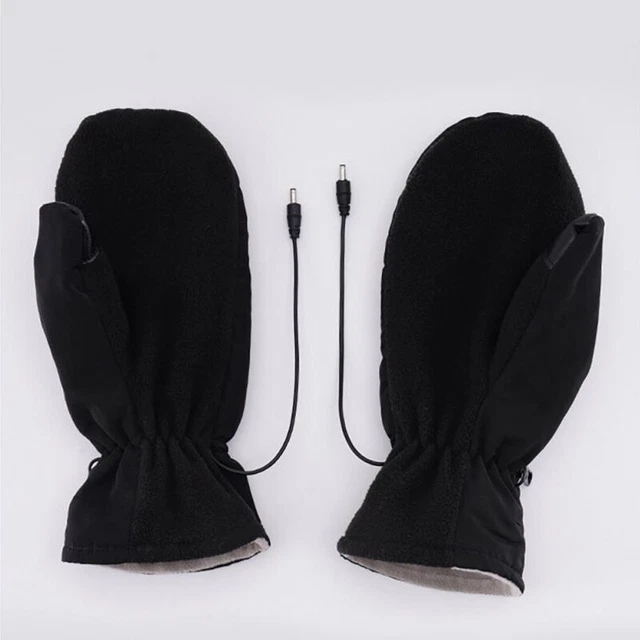 Men Women Electric Heating Snowmobile Snowboard Ski Gloves USB Snow Mittens