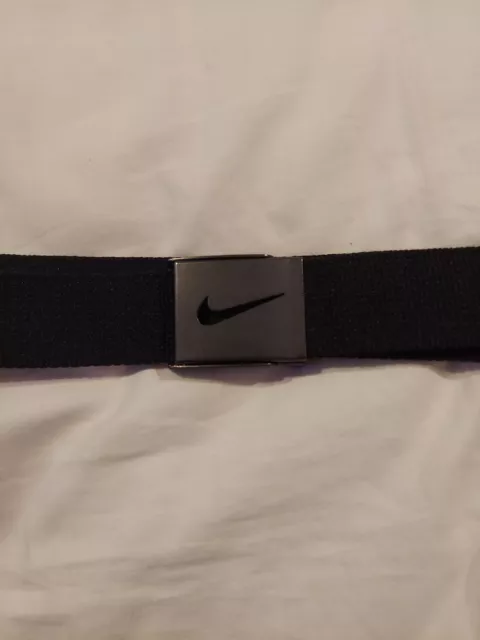Nike Black Fabric Bottle Opener Golf Belt One Size O/S