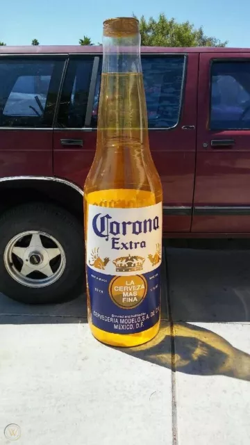 Corona Extra 👑 Inflatable Beer Bottle 72 Tall Bar Mancave Advertising Party New