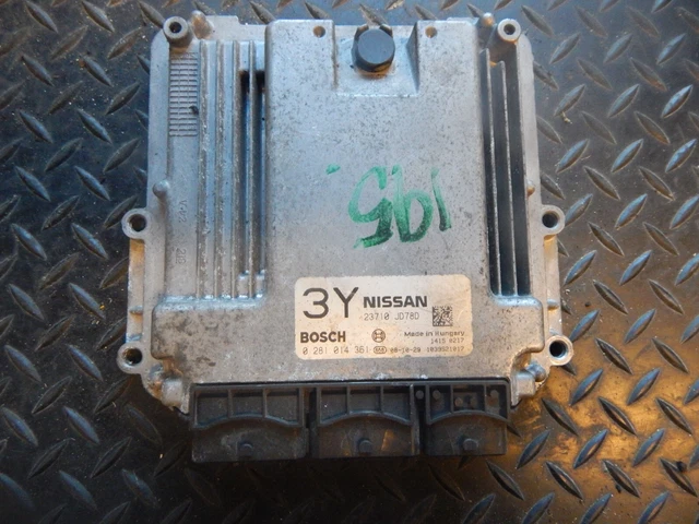 GENUINE NISSAN QASHQAI J10 Engine Control Unit Ecu 23710Jd78D £160.00 ...