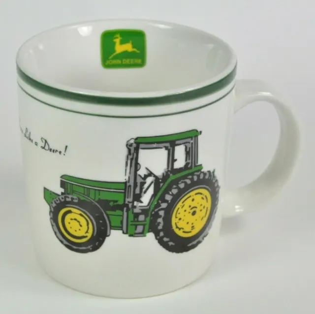 John Deere Coffee Mug Cup Gibson Official Licensed Nothing Runs Like A Deere