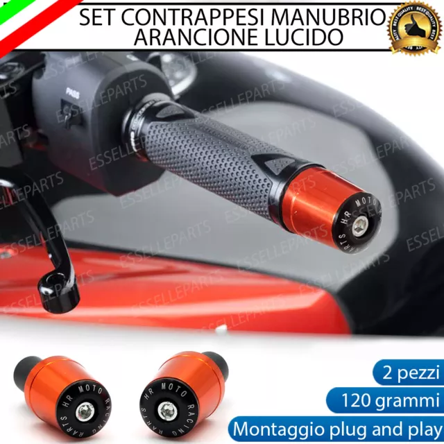 Bilancieri Manubrio Stabilizzatori Arancioni Per Harley V-Rod 1250 Night Rod