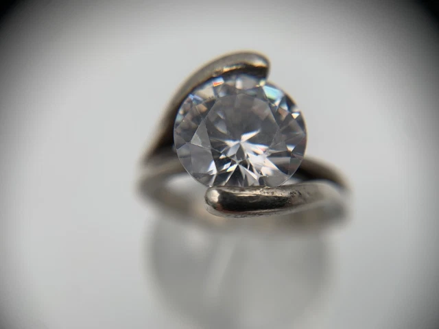 Bague Ancienne Argent Massif 925 – Taille 58, Poids 2,8g, Made In France