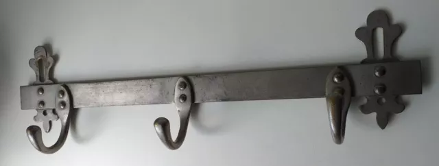Antique Nickel plated Brass Coat Hanger