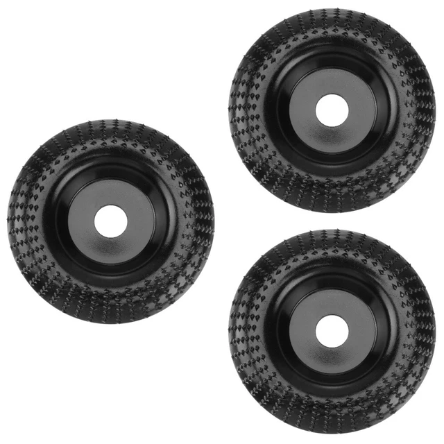 3x molinillo de disco tallado de madera colgantes madera tallado bucles disco