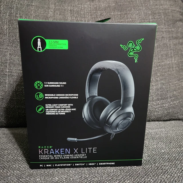 RAZER KRAKEN X Lite 7.1 Surround Sound Ultra Light Wired Gaming Headset