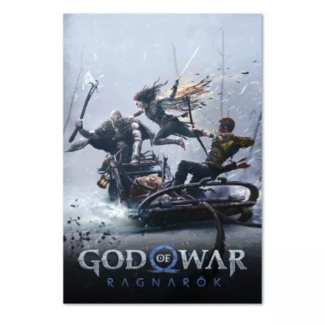 God of War Ragnarok Poster - 2022 Game Key Art - High Quality Prints