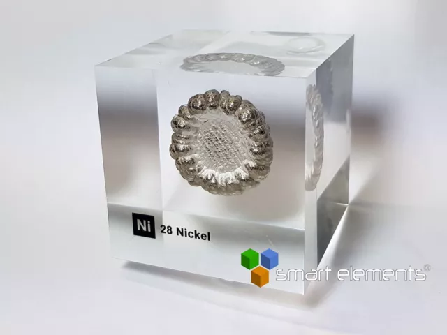 Acryl Elemente Würfel - Nickel Ni - 50mm