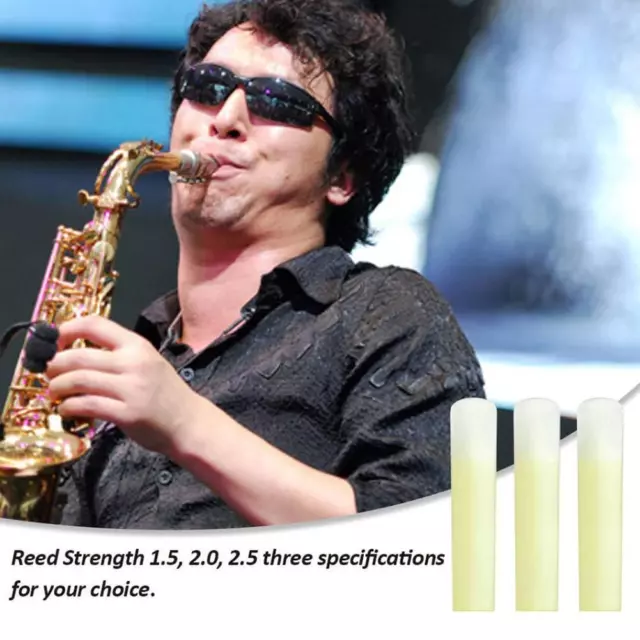 Alto Saxophone Reeds Sax Parts Accessories Synthetic Resin of Pack 3 N7A7