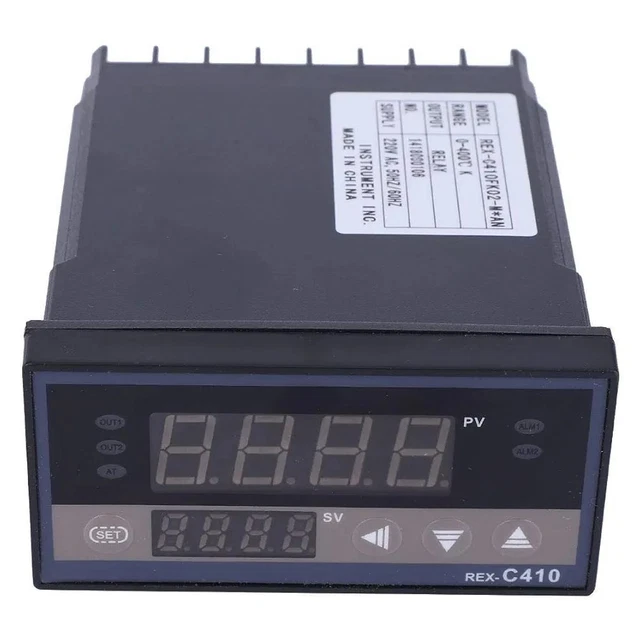 REX-C410 PID TEMP Controller 220V SSR Output + K Type Thermocouple Oven ...