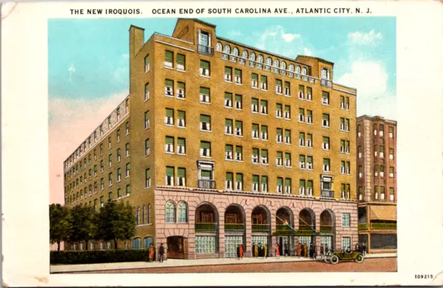 The New Iroquois Hotel, Atlantic City, New Jersey, Vintage Postcard