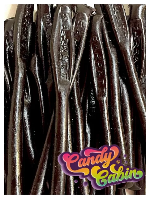 Liquorice Hard Sticks - Bassetti Bassetts Retro Sweets Pick n Mix Sweets Candy