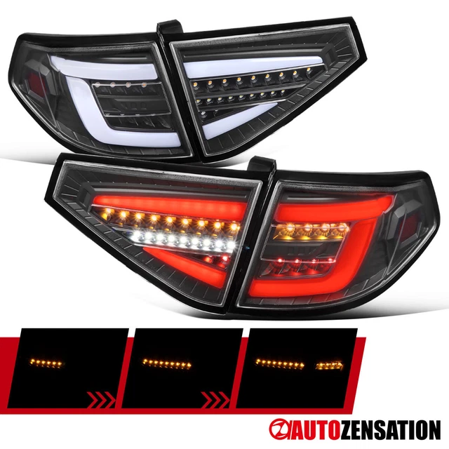 Fit 2008-2014 Subaru Impreza WRX 2.5L Hatchback Sequential LED Strip Tail Lights