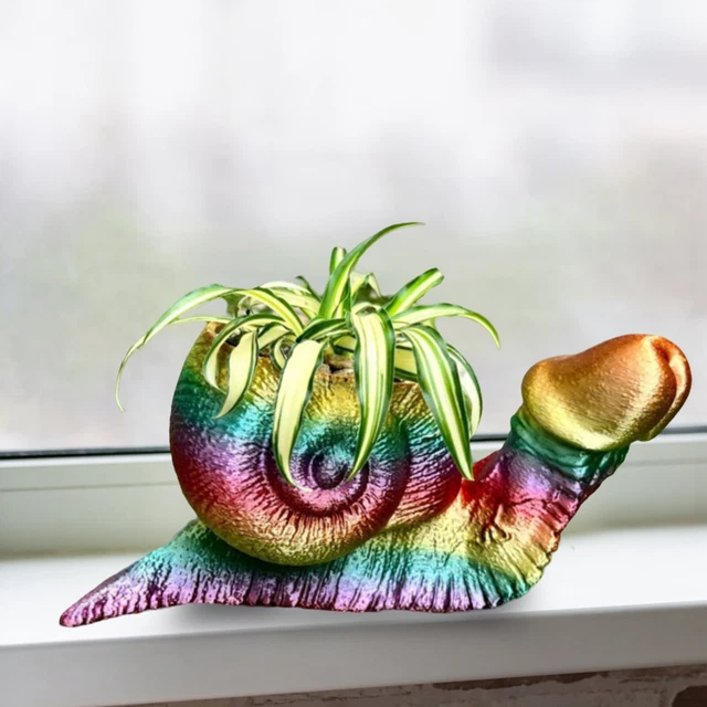 Schildkröten-Blumentopf-Aufhänger Aus Harz – Blau, 8,6 X 4,5 Cm, Süße Deko Für Garten & Terrasse