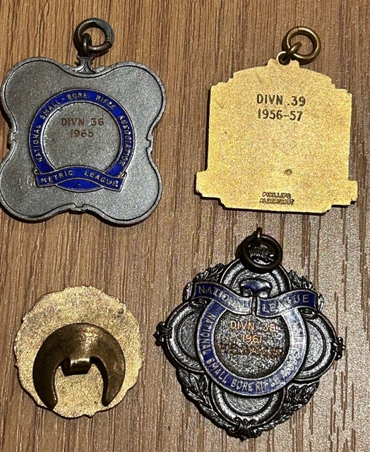 Médaille NSRA National Small Bore Rifle Association – Comté Sextette Bisley 1981 – Vintage