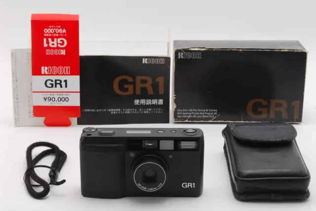 LCD Works【Video】Ricoh GR1 Black 35mm Film Camera Free Shipping #445