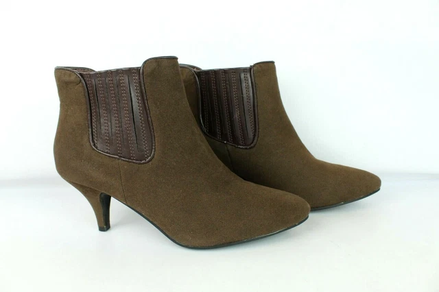 Bottines La Halle daim synthétique marron T  39 / UK 5.5 TRES BON ETAT