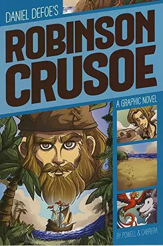 Robinson Crusoe (Graphic Revolve: Common Core Editions) by Martin Powell Book