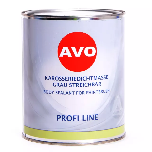 Karosseriedichtmasse P streichbar 1 kg  grau Dichtmasse P AVO A100108