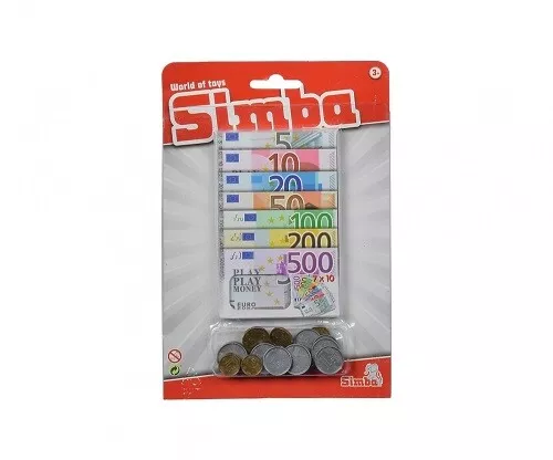 Simba 104528647 - World of Toys - Euro-Spielgeld - Neu