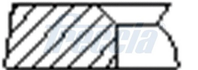 Kolbenringsatz FRECCIA FR10-240900 für HYUNDAI i30 GD VELOSTER FS i40 1 VF ix35
