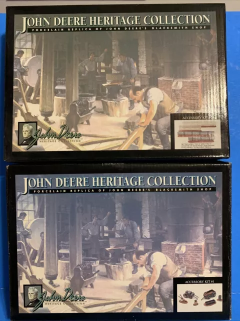 John Deere Heritage Yard Accessory Kit #1 And #2 in series New In Box 2pcs (L#1)