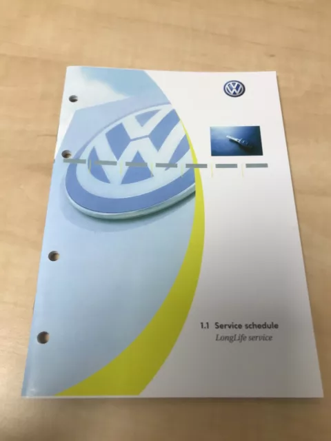 VW SERVICE BOOK GOLF GTI PLUS TDI JETTA POLO CLASSIC LUPO Owners Manual Handboo
