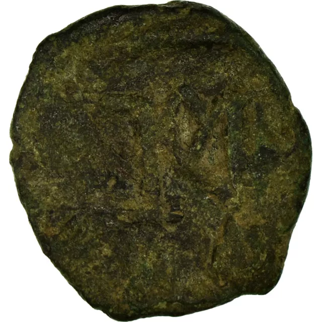 [#516654] Monnaie, Justin II, Pentanummium, 565-578 AD, Constantinople, B+, Cuiv