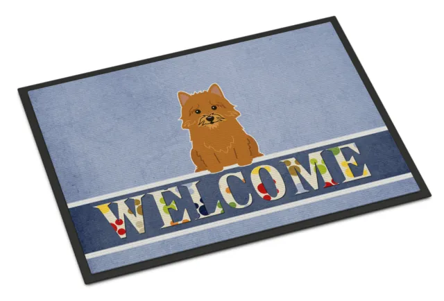 Norwich Terrier Welcome Indoor or Outdoor Mat 18x27 BB5601MAT