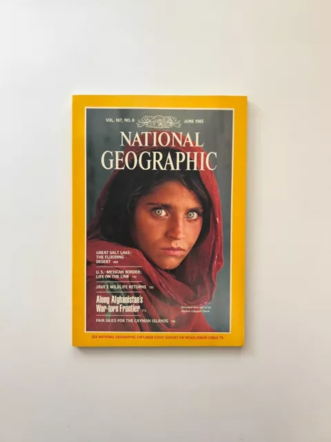 June 1985 National Geographic - Afghan Girl Haunted Eyes Collector Item!!!