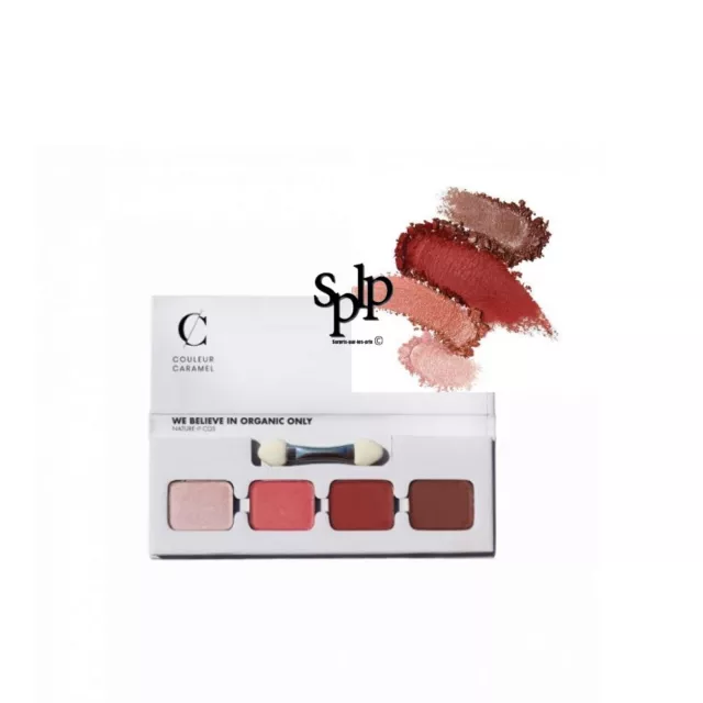 Couleur Caramel Bio Palette 4 ombres à paupières visage N°42 L'Automne