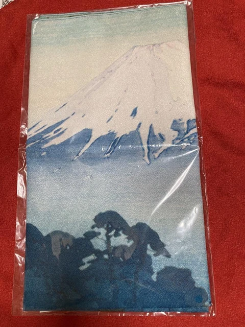 Hiroshi Yoshida  Mt.Fuji Morning sun  Froshiki Wrapping cloth New Rare