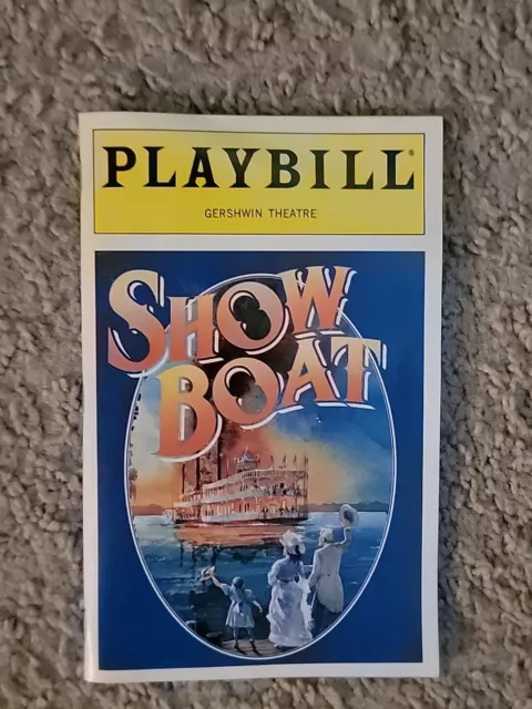 SHOW BOAT Sept 1994 Broadway Playbill REBECCA LUKER Elaine Stritch MARK JACOBY