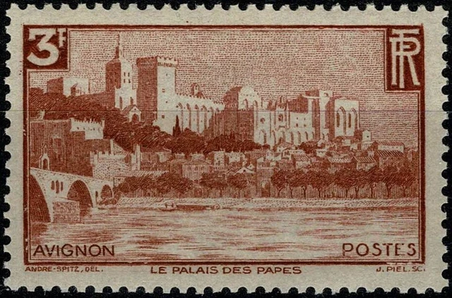 Ancien Timbre France 1938 Type Pétain N°84 - Neuf ** Luxe, MNH, Variété Surcharge Décalée à Cheval