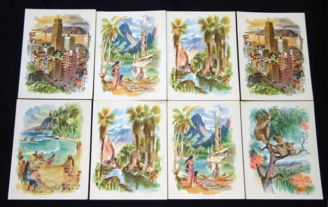 8x 1959 Hawaii Matson Shipping Line Menu Covers by L. Macouillard (Cra) Lot#4 3