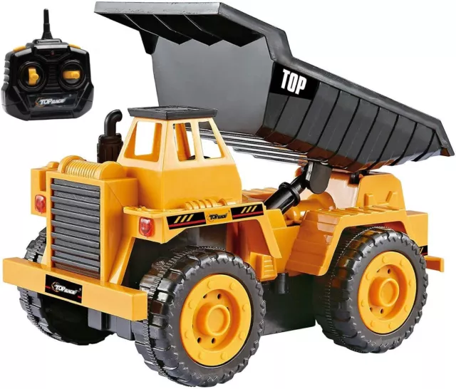 RC Dump Truck Construction Top Race 5 Channel Fully Functional Kids TR-112S