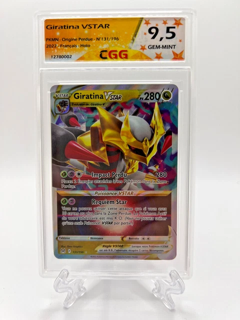 Carte Pokémon Giratina VSTAR - Origine Perdue 131/196 FR PCA PSA CGG 9,5
