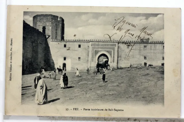 Porte De Bab Saguma    Fez Maroc Cpa  Postcard 8379