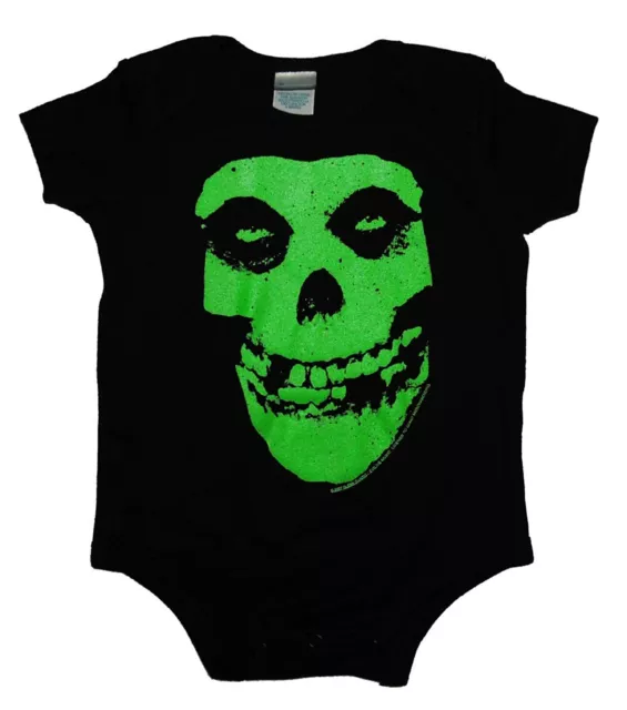 Misfits Neon Skull Romper Infant Bodysuit
