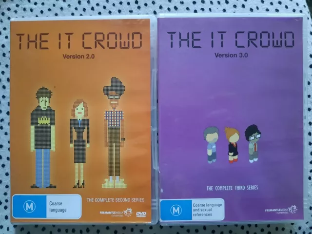 THE IT CROWD DVD Bundle Series 2-3 Version 2 &3 Seasons Region 4