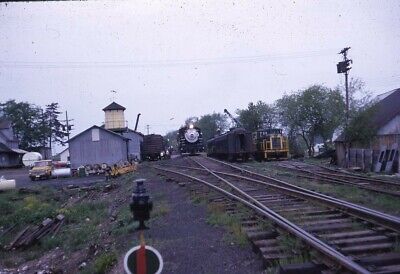 BR&W BLACK RIVER WESTERN Railroad Steam Locomotive Original 1966 Photo Slide