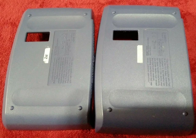 Lot of 2 CASIO KL-60 LABELER BLUE TAPE CARTRIDGE BATTERY DOOR COVER